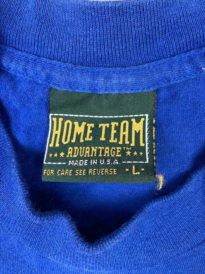 Camisa De Colección Detroit Pistons Para Hombre Grande Azul NBA Baloncesto Gráfico Años 90 Foto 2 de 4