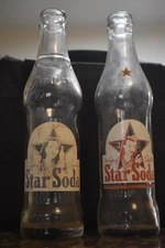 Star Soda ACL Bottle Takitani Ice Soda Works, Blue, Red,Wailuku, Maui