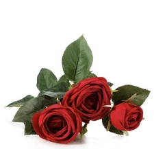 Enova Floral 28" Artificial Silk Rose Flower Stem for Home Wedding Decor