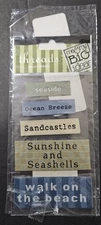 Threads Woven Beach   Labels by Me&My Big Ideas-Seaside, Sandcastles, Sunshine
