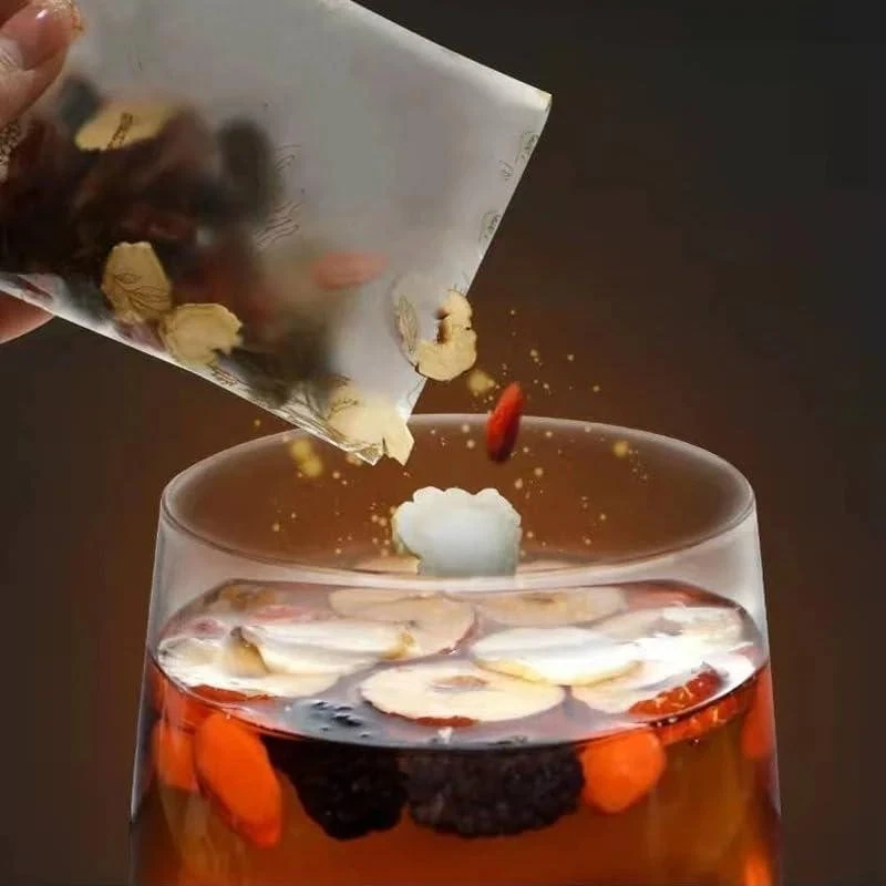 Eight Treasure Kidney Tea Ginseng RedDate Goji Herbal Blend Wellness 30 sacos - Imagem 4 de 4