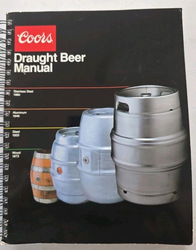 Coors Drauft Beer Manual FREE SHIPPING