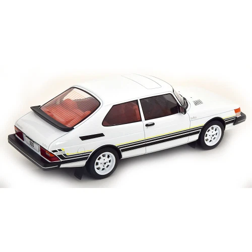 SAAB 900 TURBO 1981 WHITE 1:18 Modelcargroup Auto Stradali Modellino Nuovo - Immagine 2 di 3
