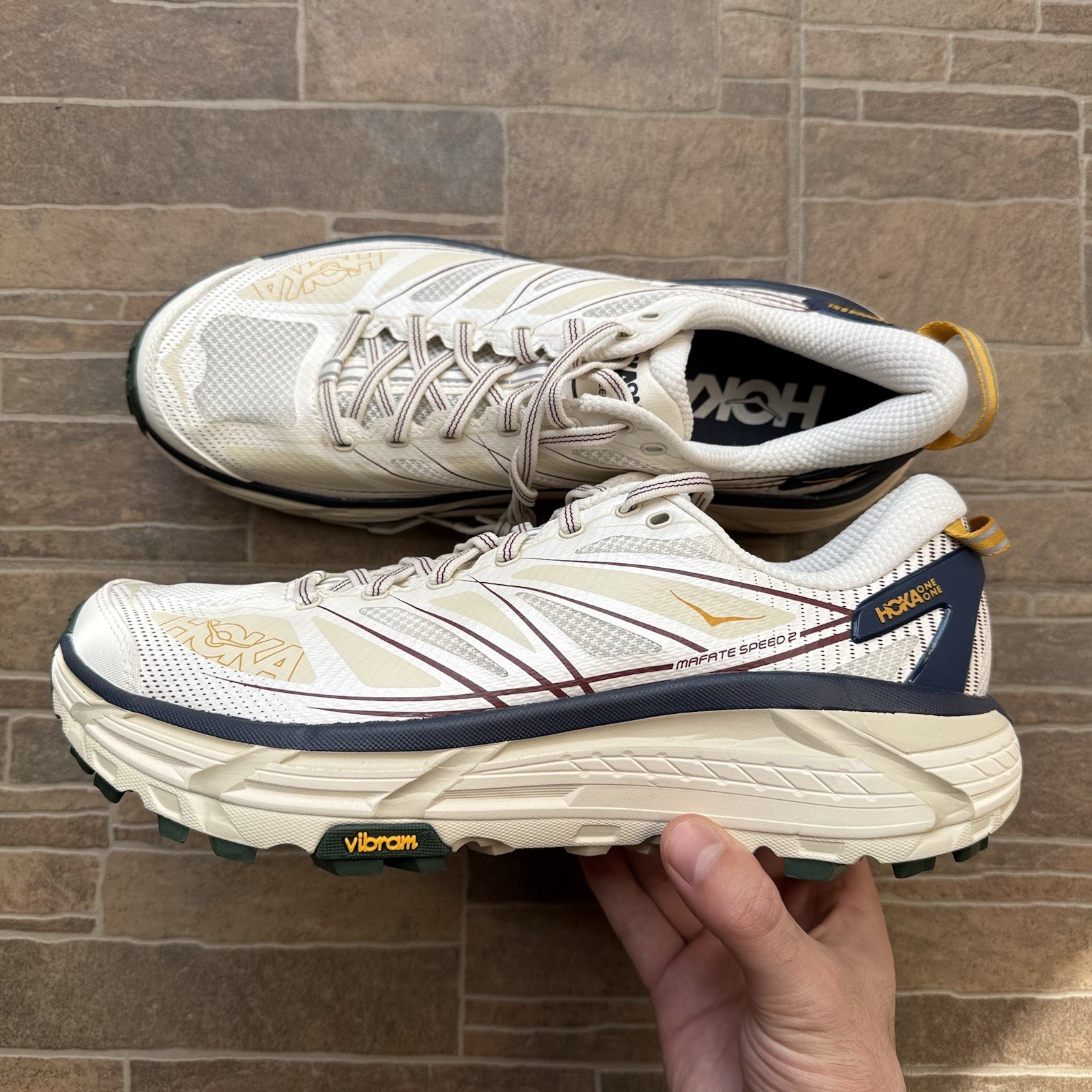 SAOLA Scarpe da trail Hoka One One U Mafate Speed 2 taglia US M 12 W 13 UK 11 5 ALK 1126851