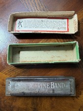 HOHNER Marine Band  Old Standby Diatonic Harmonicas Key A 1969 Vintage
