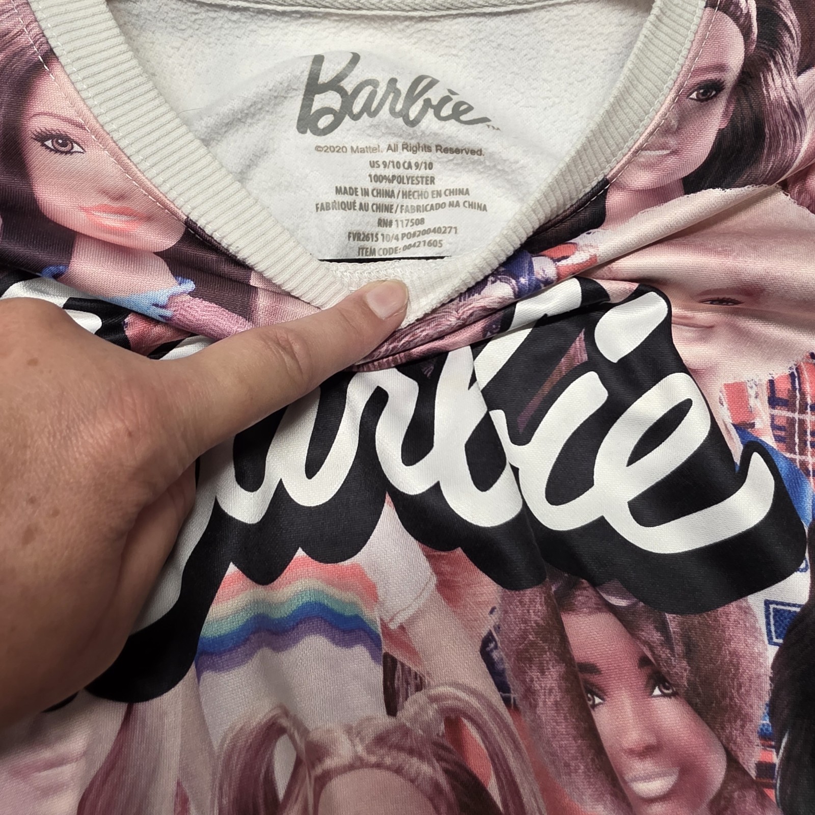 Girls Size 10 12 Clothing Bundle Aaliyah Barbie Old Navy Cat & Jack LuLaRoe... image 6