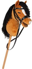 Hobby Horse marrone, melodia, cavallo a spillo, hobby horsing, con accessori
