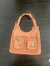 Marc Jacobs Y2K Coral Pink Leather Shoulder B...