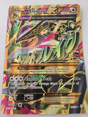 Pokémon TCG M Rayquaza EX Full Art Ultra Rare Ancient Origins Card