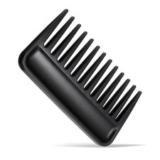 Black Small Comb Wide Tooth, Portable Pocket Combs with Wide Tooth for Curly ...