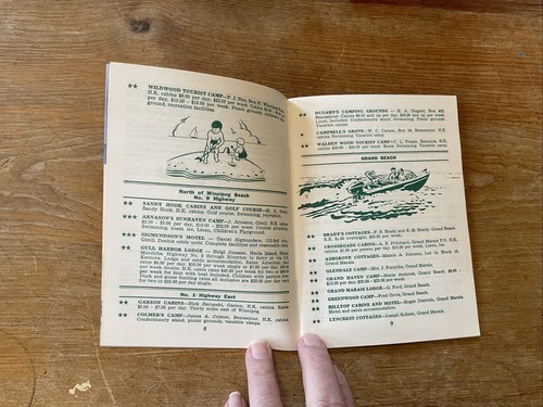 1956 Manitoba Travel Map And Accommodation Book Excellent - Picture 8 of 10