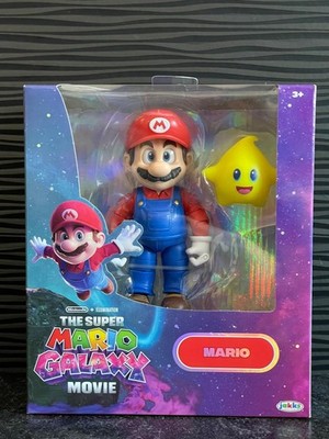 Super Mario Galaxy Movie 5  Mario Figure w/ Luma Jakks 22 Points NIB