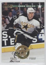 1996-97 Donruss Press Proof /2000 Greg Adams #82 0m8e