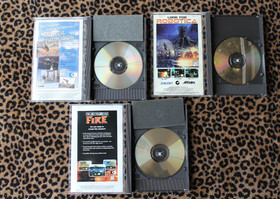 Saturn 3 Game Lot: CYBER SPEEDWAY, GHEN WAR, MYST Cases VG+  Discs EXC