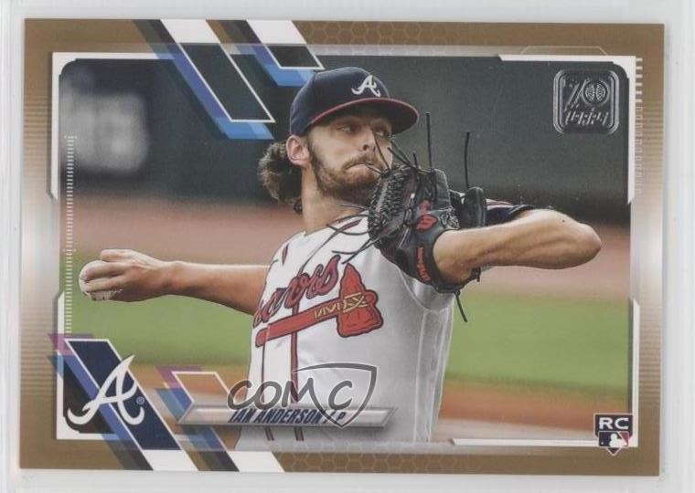 2021 Topps Gold 1211/2021 Ian Anderson #239 Rookie RC 4r7