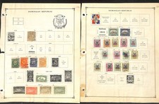 Dominican Republic Stamp Collection 30 Scott International Pgs, 1879-1955 (BG)