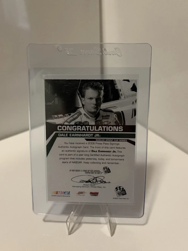 2008 Press Pass Dale Earnhardt Jr. Auto /50 - Image 3 of 3
