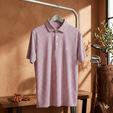 NEW Rhoback The SMU Pony Up Men's Short Sleeve Performance Polo