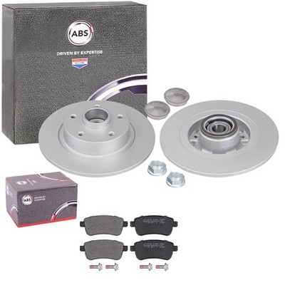 ABS BREMSSCHEIBEN 260mm + BELÄGE HINTEN passend für RENAULT MEGANE 3 + SCENIC 3