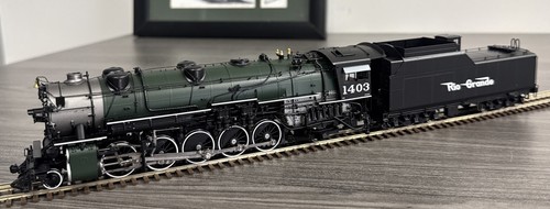 Precision Scale Co. HO Brass PSC#17232-3 Class F-81 2-10-2 D&RGW #1403 FP & NIB!