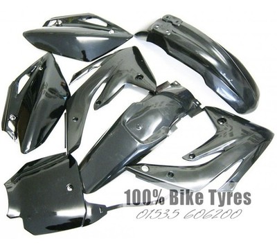Honda CRF150 R 2007 - 2025 OEM Racetech Plastic Kit BLACK (VARIOUS COLOURS)
