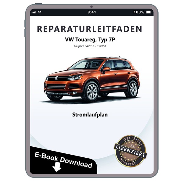 VW Touareg Typ 7P 2010-2018 SchaltpläNe Verkabelung Steckerbelegung Ebook-image