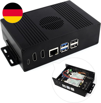 Waveshare Pi5 Nvme HDMI Case Compatible with Raspberry Pi 5, Comes with PCIE to 