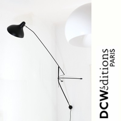  DCW - Mantis BS2 Wandleuchte, schwarz Artemide Vitra Flos Alessi Martinelli  