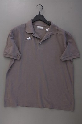 Kappa Poloshirt Regular T-Shirt für Herren Gr. 56, XXL neuwertig Kurzarm grau