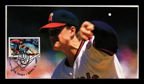 DR JIM STAMPS US COVER OLYMPIC BASEBALL FDC SCOTT 2619 HAND MADE