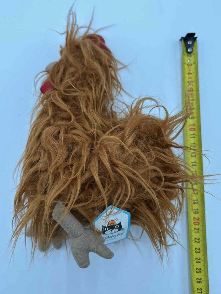 🐔 Peluche Jellycat Kenny Cockerel Coq marron poils longs 20/25 cm – Neuf - Photo 3/4