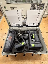 Festool C18 Drill with 2 Li-Ion Batteries, Charger & Systainer