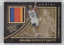 2015-16 Panini Black Gold Golden Opportunity Prime 9/25 Cameron Payne #6 0q5