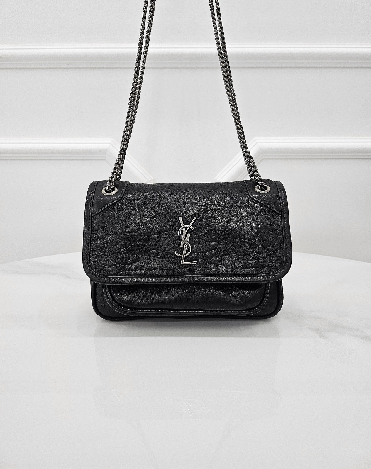 Saint Laurent Grain Lamb Niki Mini Bag 828736 156959245 [U]