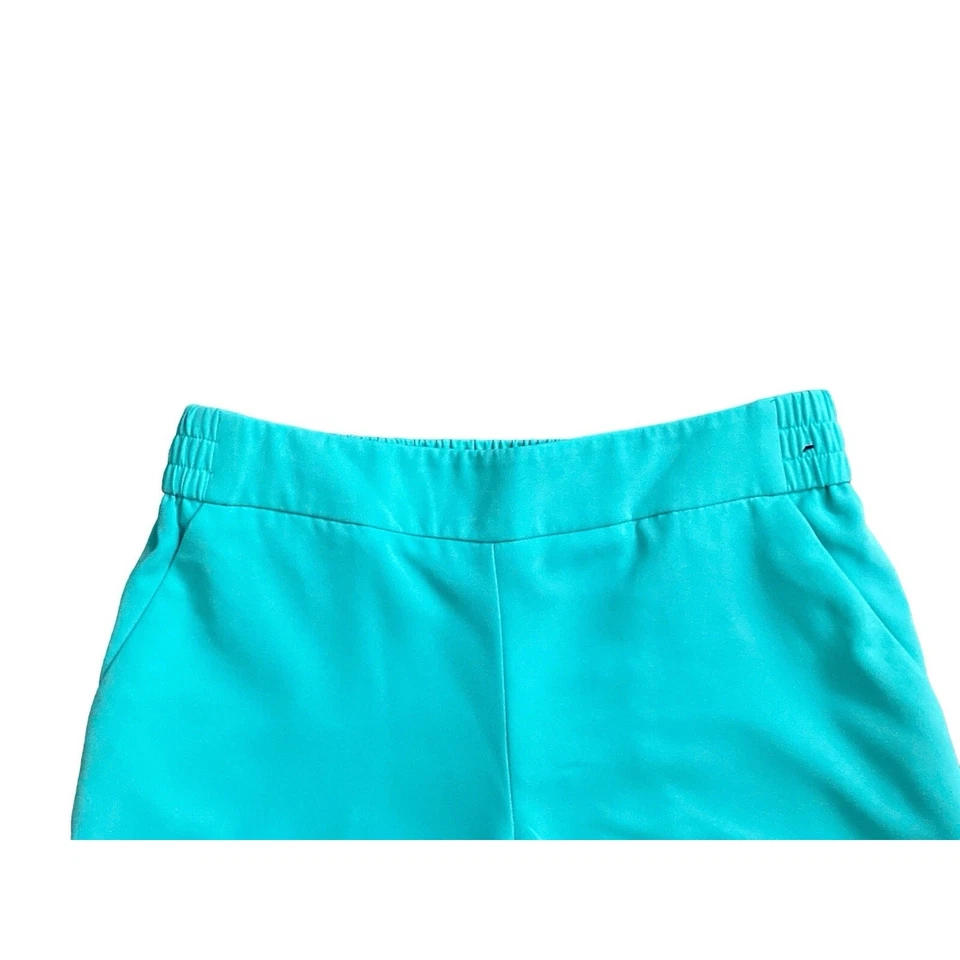 Pantalones Cortos Festoneados NEW YORK & COMPANY 7th Avenue Para Mujer Talla XS Azul Como Nuevo Foto 3 de 4
