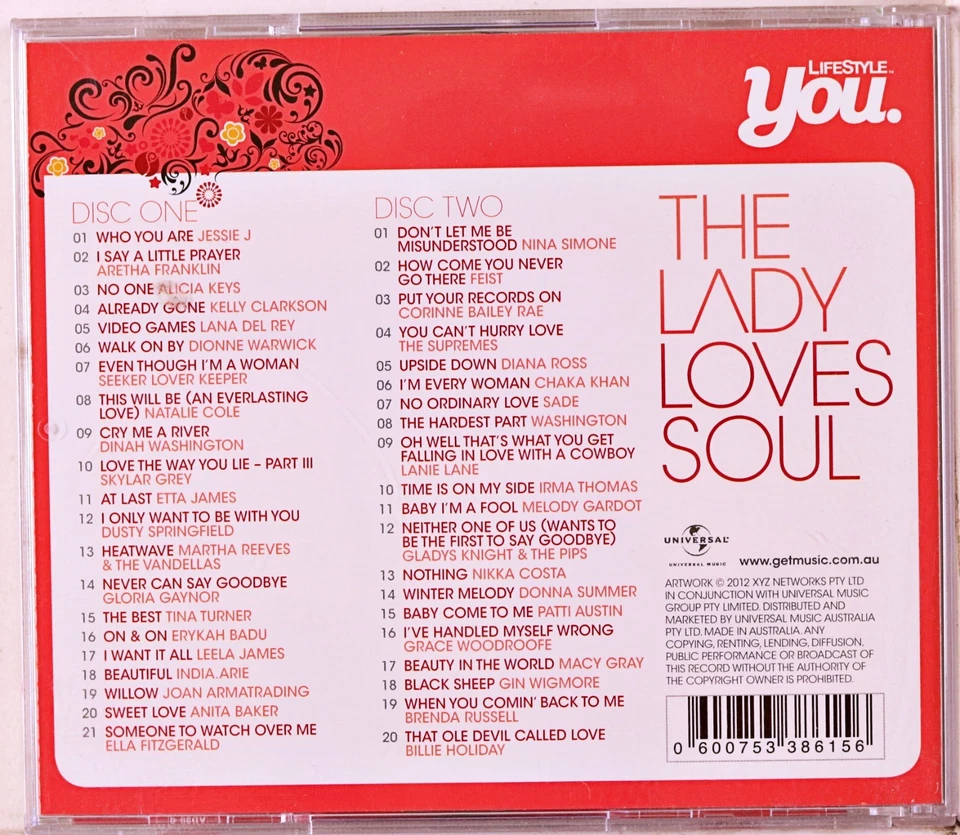 VARIOUS - Various Lady Loves Soul Volume 4 (CD)(CD) - Image 2 of 2