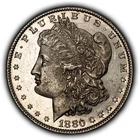 1880-O $1 Morgan Silver Dollar - Proof-Like - BU Key Date - VIDEO - SKU-D7162
