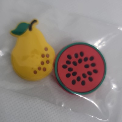 NEW Croc Charms Assorted Fruit 2 piece set, USA Seller