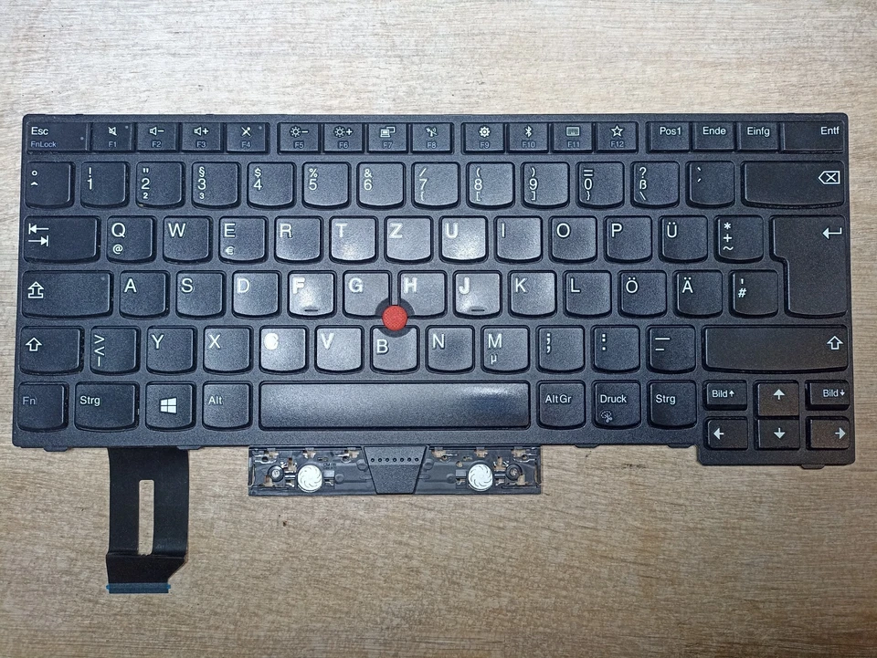 Keyboard for Lenovo E480 E485 E490 E495 T480S L480 L380 T490 T495 german QWERTZ - Photo 1/3