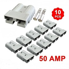 10x 50A 600V FOR Anderson Style Plug Connectors 6AWG AC/DC Power Tool