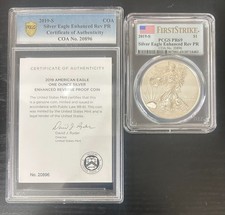 2019-S American Silver Eagle Enhanced Reverse Proof PR69 First Strike 🚚✅