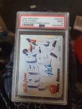 2022 Topps Archives - Topps Postcards Autographs Pete Alonso #TPC-PA (AU)