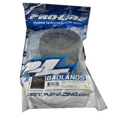 Pro-Line Badlands MX38 3.8" All Terrain Tires Mounted w/ Blk Wheels F/R OPEN BOX