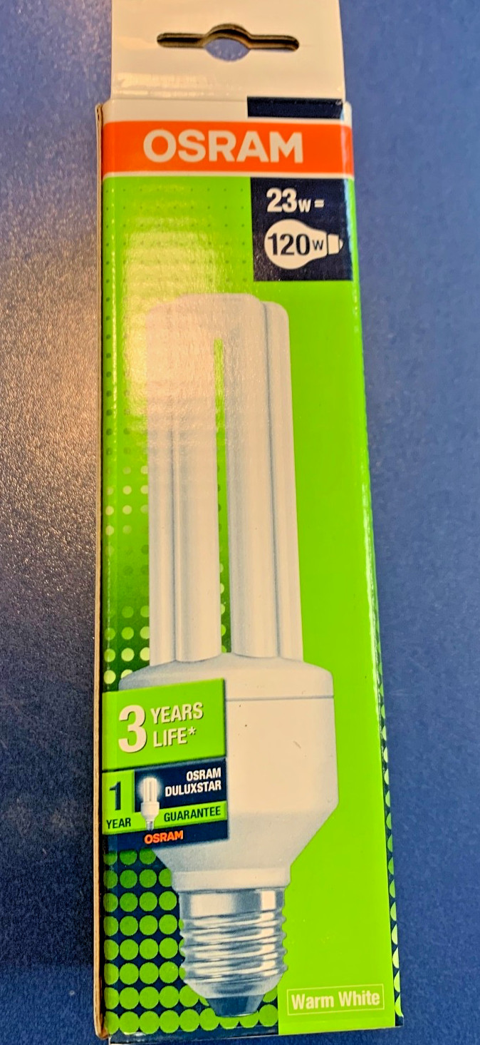 Osram DULUXSTAR E27 23W/827 LUMILUX Warm White 1400 LUMEN 23W=120W