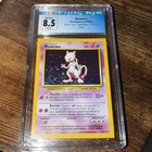 CGC 8.5 Mewtwo Square Cut Holo Rare Base Set 1999 Pokemon Card #10 Fast Shipping