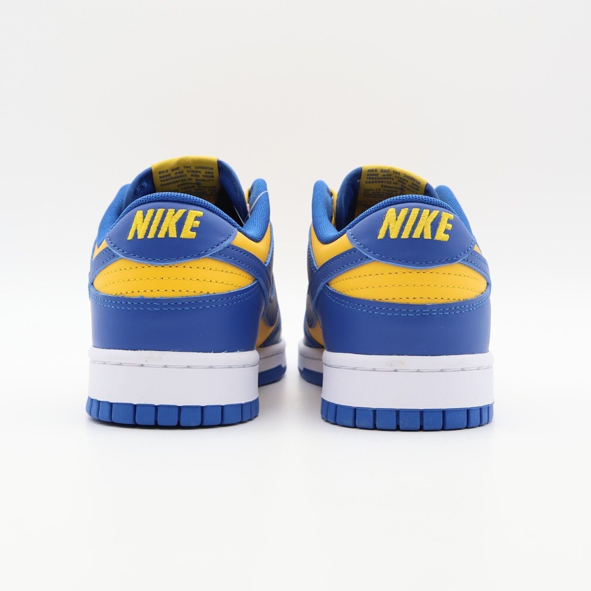 DD1391-402 Nike Dunk Low Blue Jay and University Gold UCLA Navy