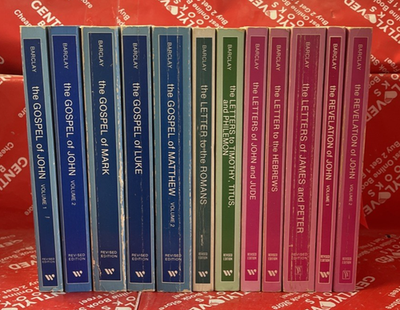Lot of 12 - The Daily Study Bible Series By William Barclay - New