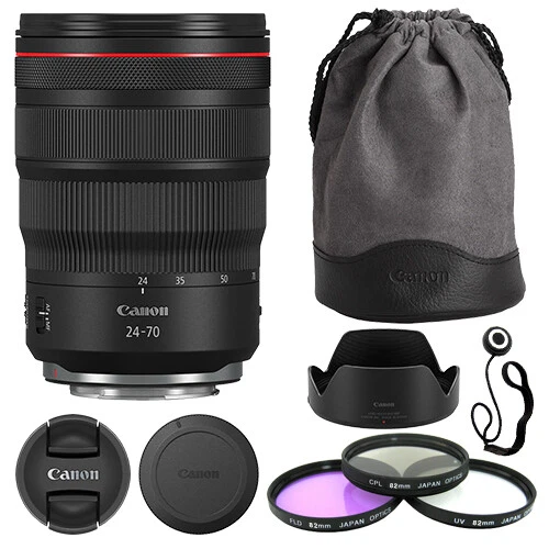 Lente Canon RF 24-70 mm f/2,8 L IS USM + Kit de accesorios de lujo