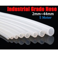 Silicone Hose Rubber Hose High Temperature Resistant White ID OD 2 4mm 38 44mm