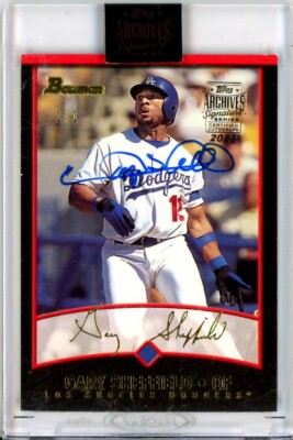 2022 Topps Archives Signature Series / Bowman Gold #58 Gary Sheffield AUTO 1/1